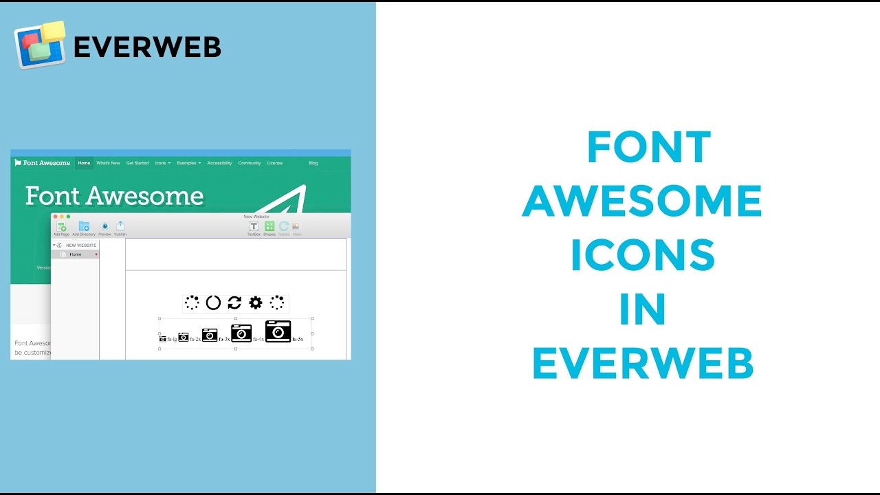 1280x720 Use Font Awesome Icons With Everwev