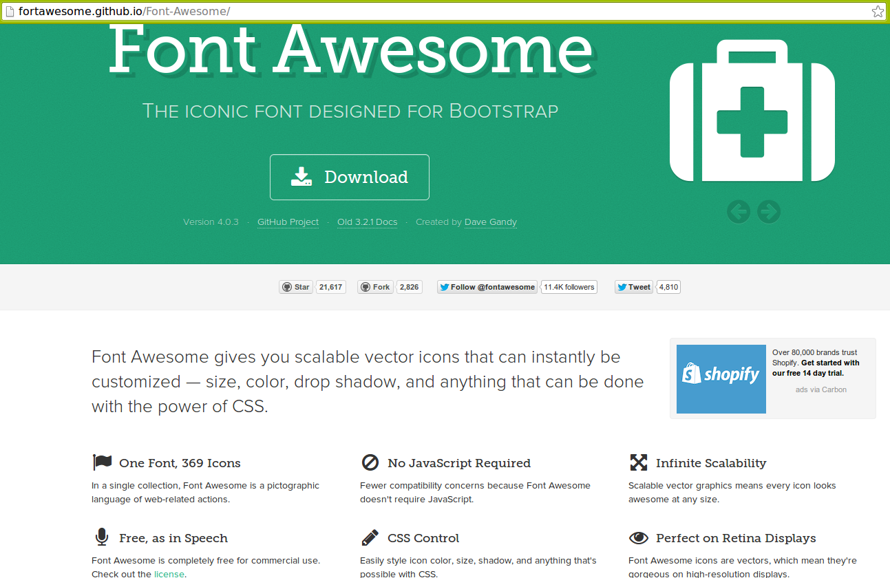 1293x840 Nelsondev Awesome Icons With Font Awesome