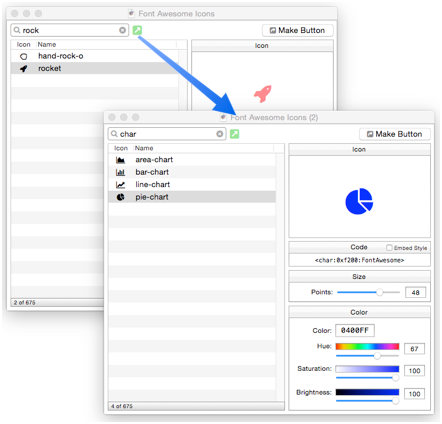 442x424 Font Awesome Icons