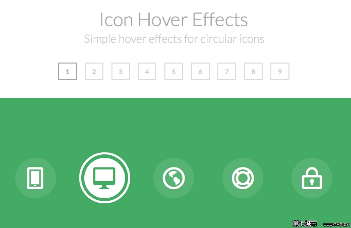 696x452 Circle Hover Effects For Font Awesome Icons