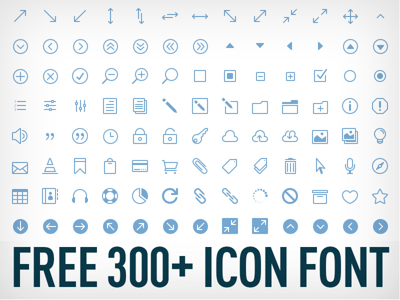800x600 Free Icon Font
