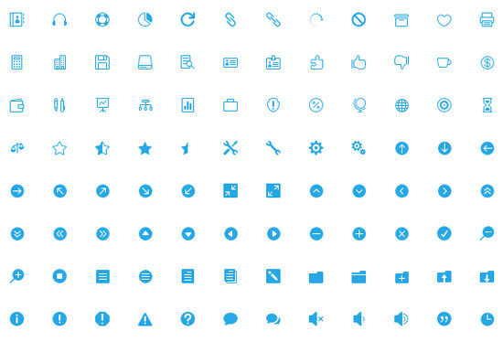 550x374 The Elegant Icon Font