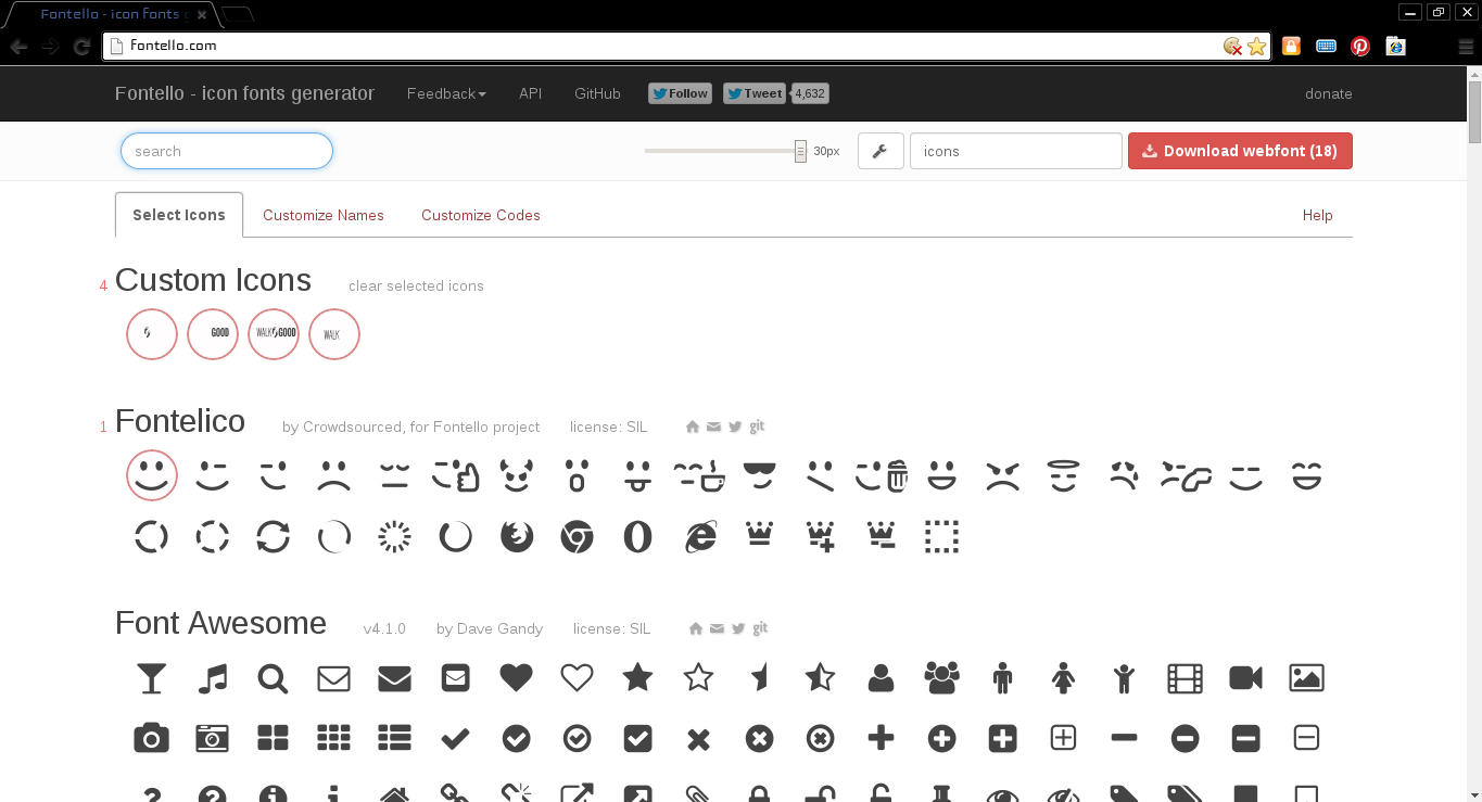 1365x739 Convert Logo To Icon Font With Inkscape, Fontsquirrel