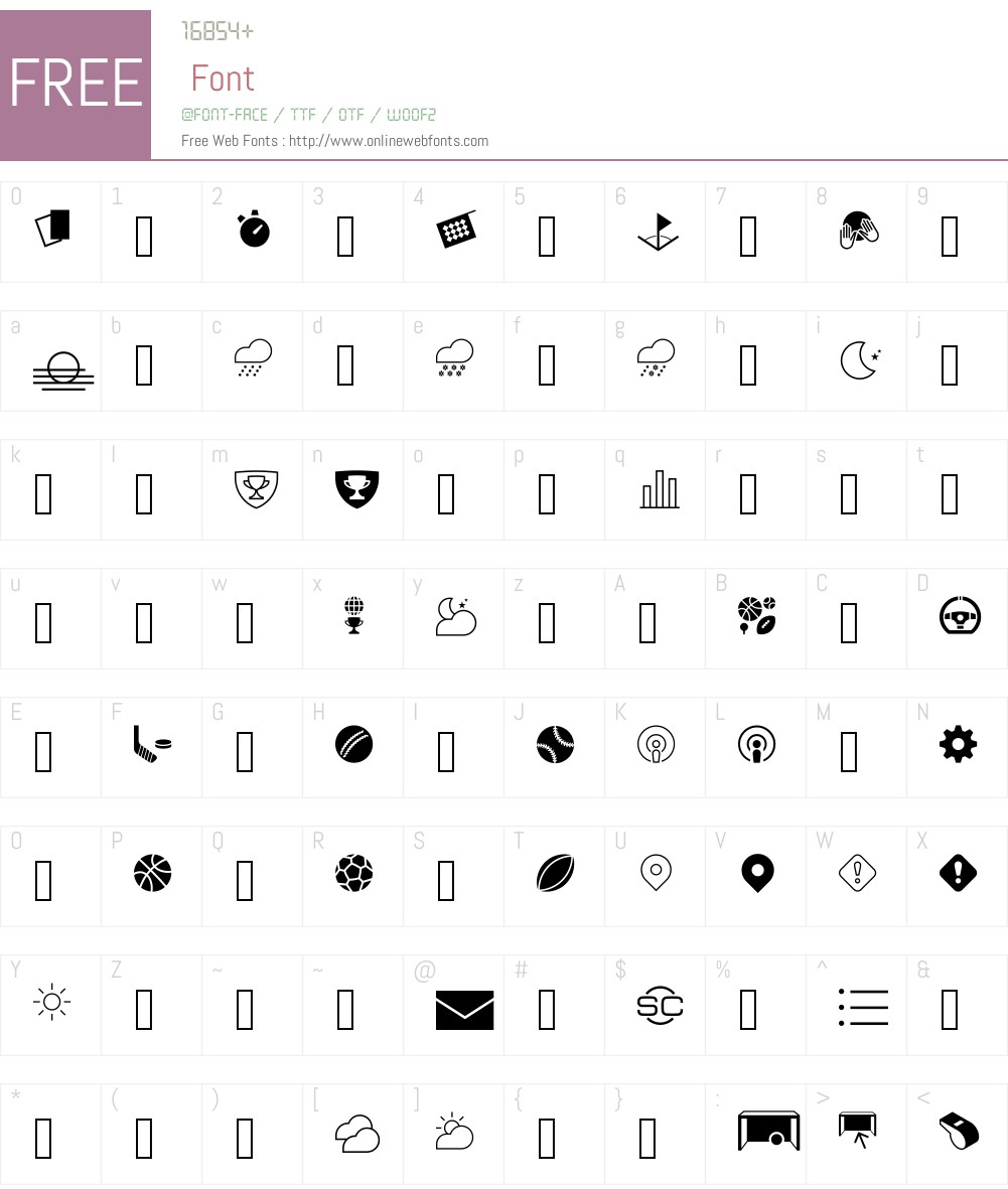 1001x1181 Espn Icon Font Regular Fonts Free Download