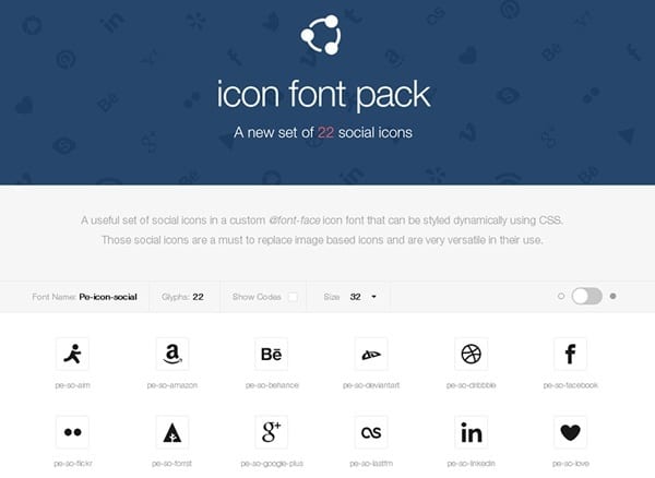 600x438 Social Icon Font Set Css Html Fonts Best Web Design