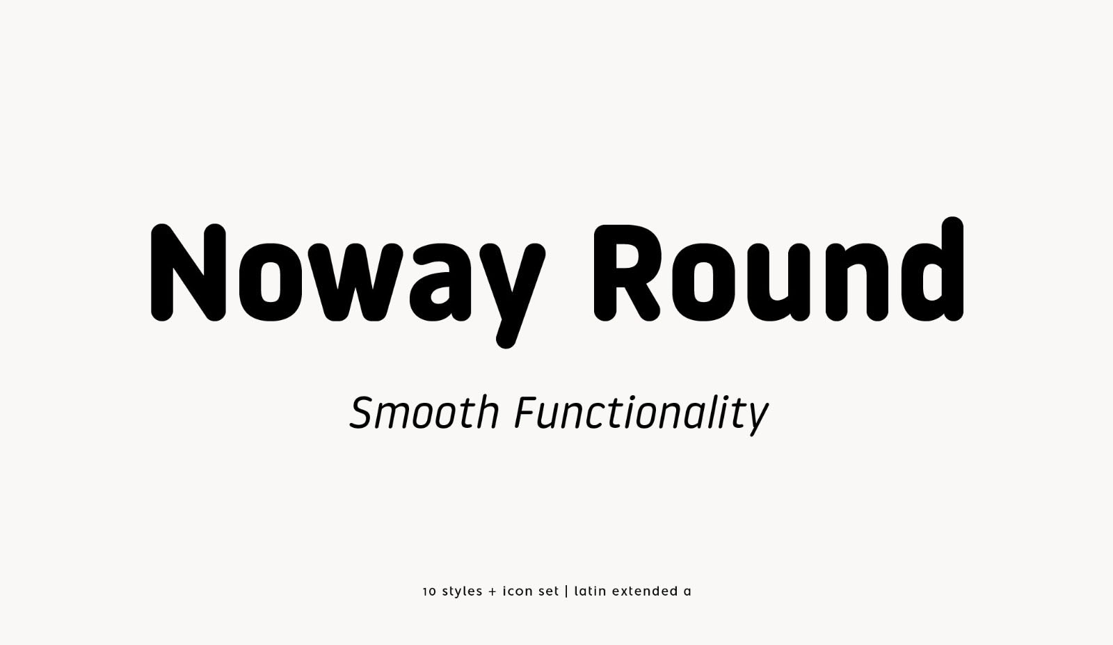 1600x927 Noway Round Font Family