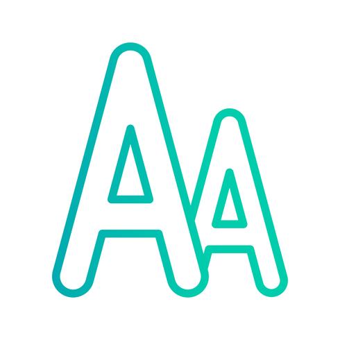 490x490 Vector Font Icon