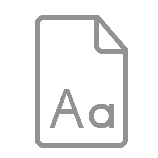 512x512 Document, Font Icon
