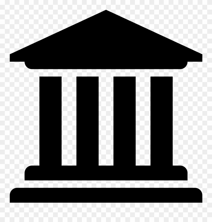 880x920 Banner Transparent Library Bank Clipart Black And White