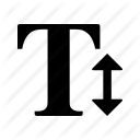 128x128 Font Size Icons