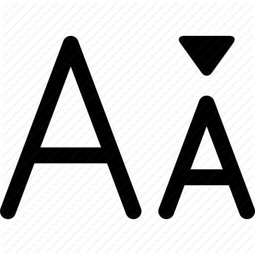 512x512 Change, Decrease, Font, Letter, Size, Smaller, Type Icon