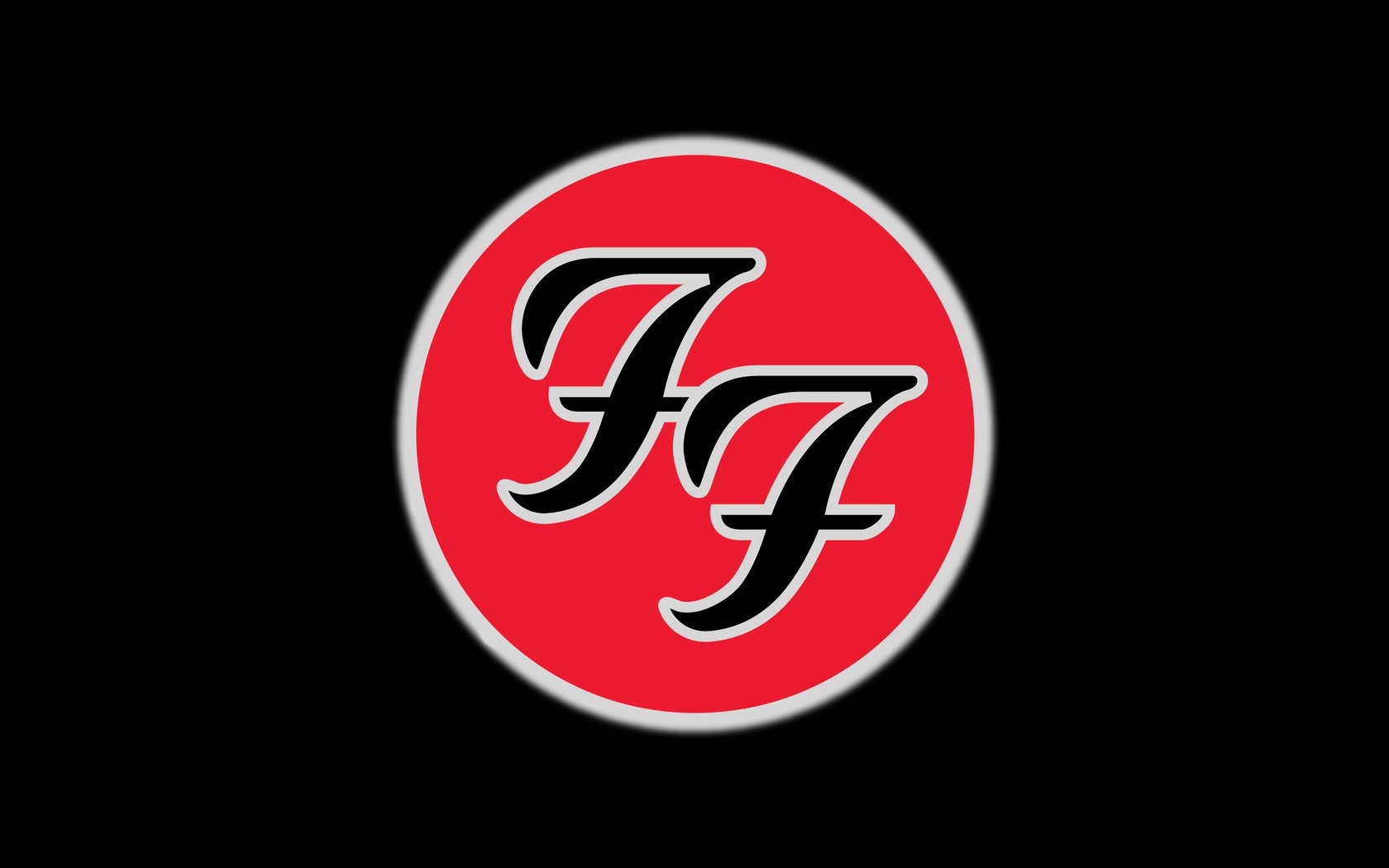 1680x1050 Wallpaper Red, Text, Logo, Sign, Circle, Brand, Foo Fighters