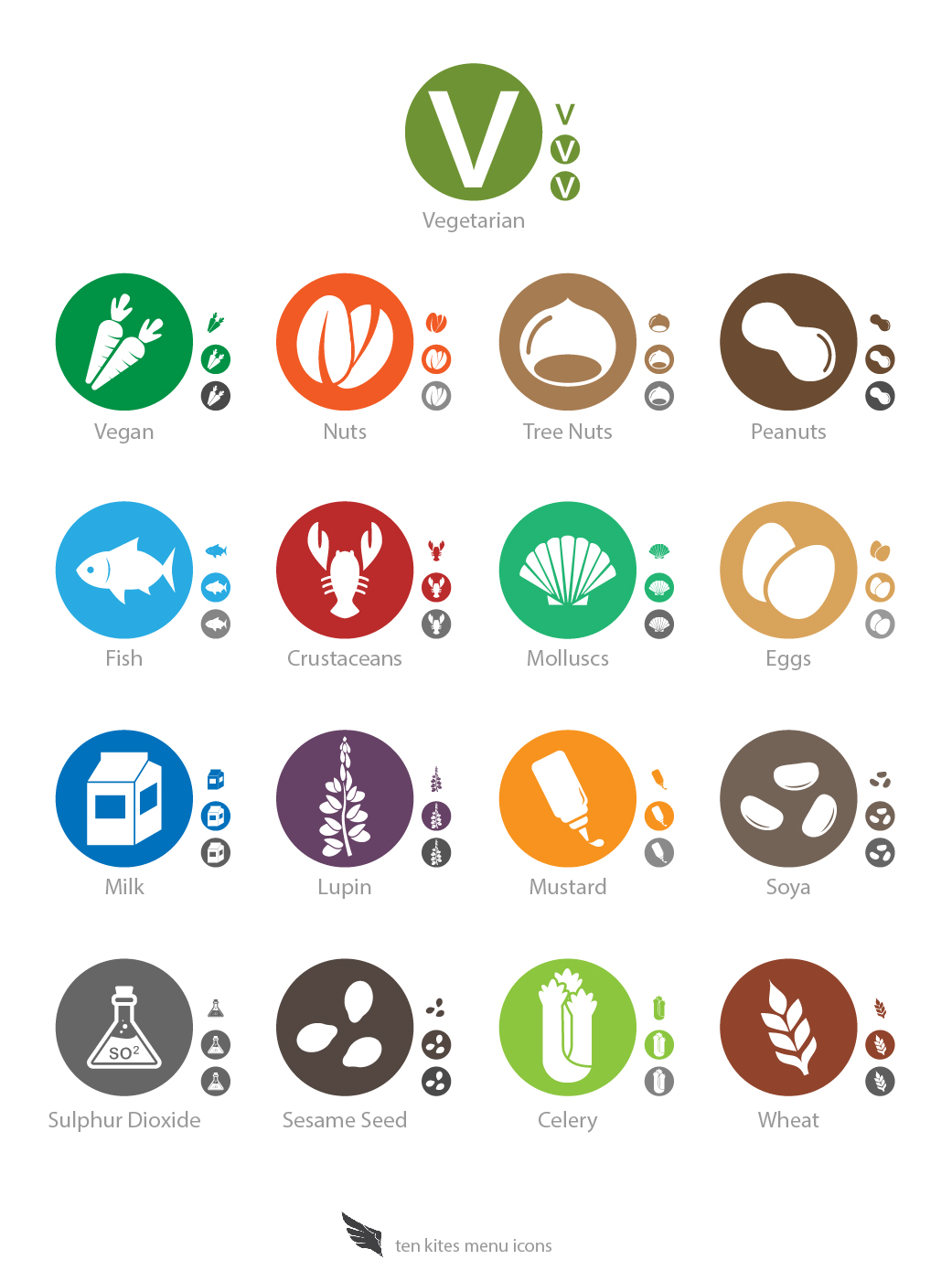 1041x1401 Food Allergen Icon Set Bonita Designs