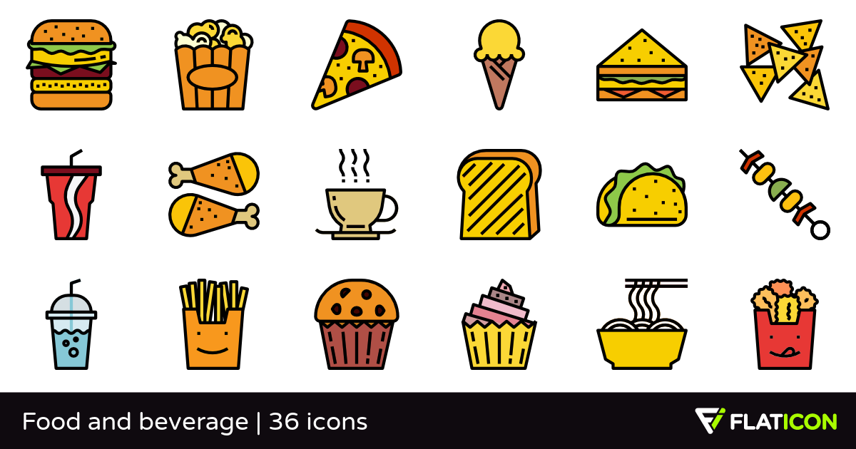 Food And Beverage Icon at Vectorified.com | Collection of Food And ...