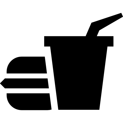 512x512 Fast Food Burger And Drink Icons Free Download