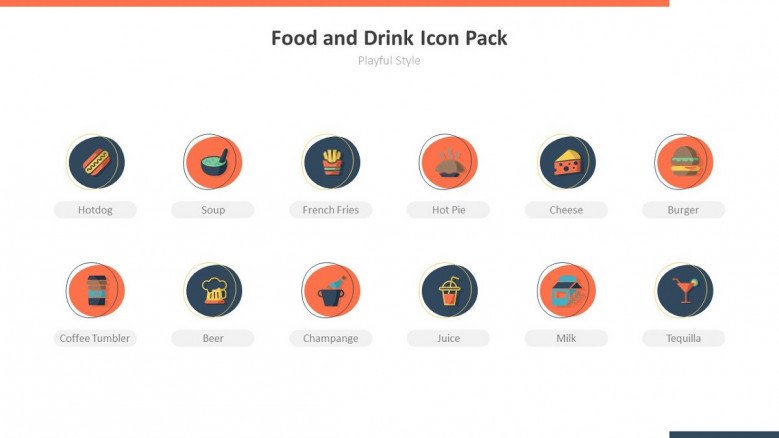 779x438 Food And Drink Playful Icons Free Powerpoint Template