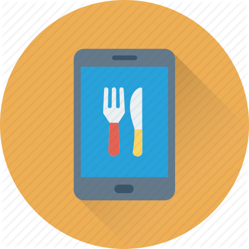 512x512 App, Food App, Hotel App, Mobile, Online Food Icon