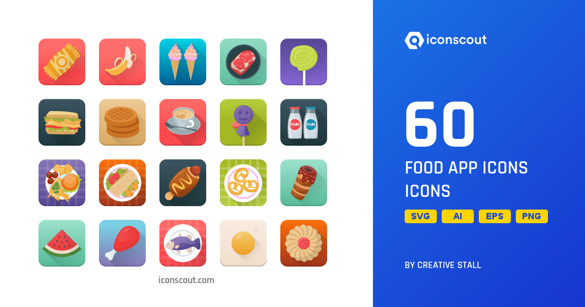 Food App Icon at Vectorified.com | Collection of Food App Icon free for ...