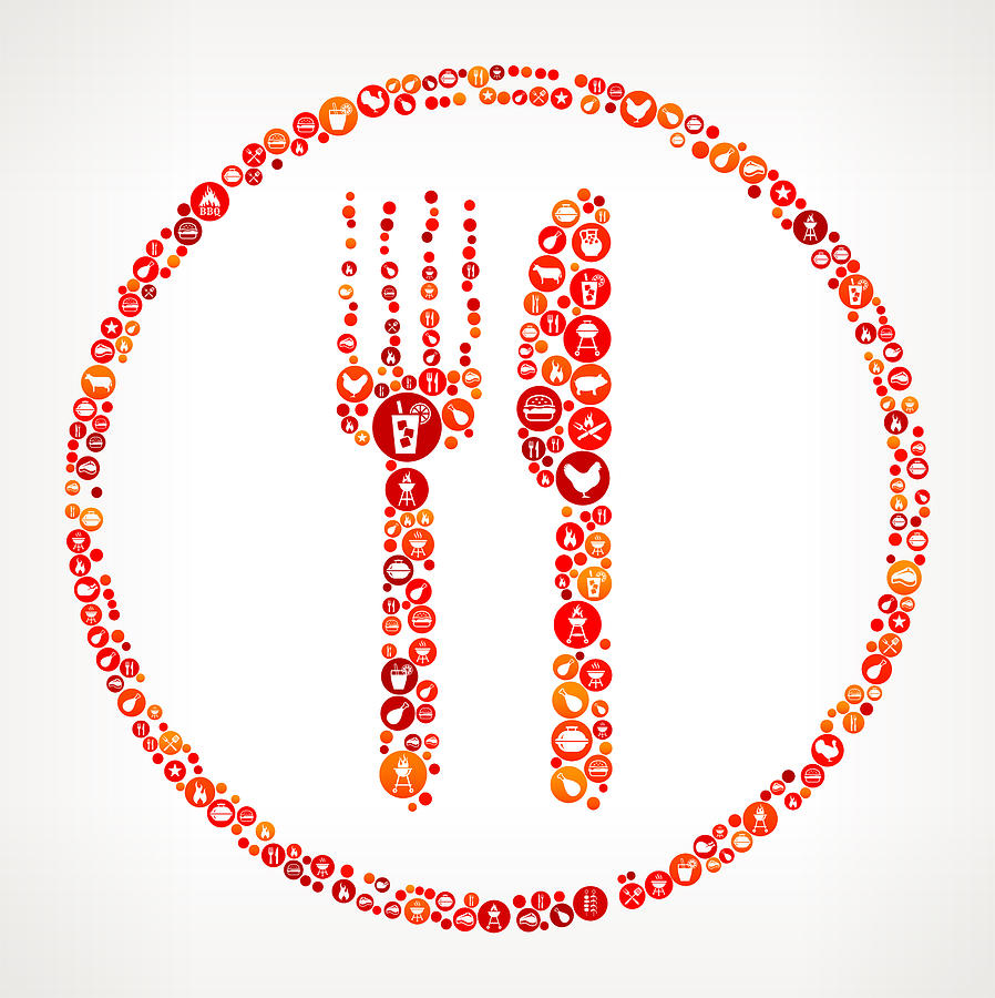 898x900 Food Court Sign Barbecue Party Icon Pattern Background Drawing