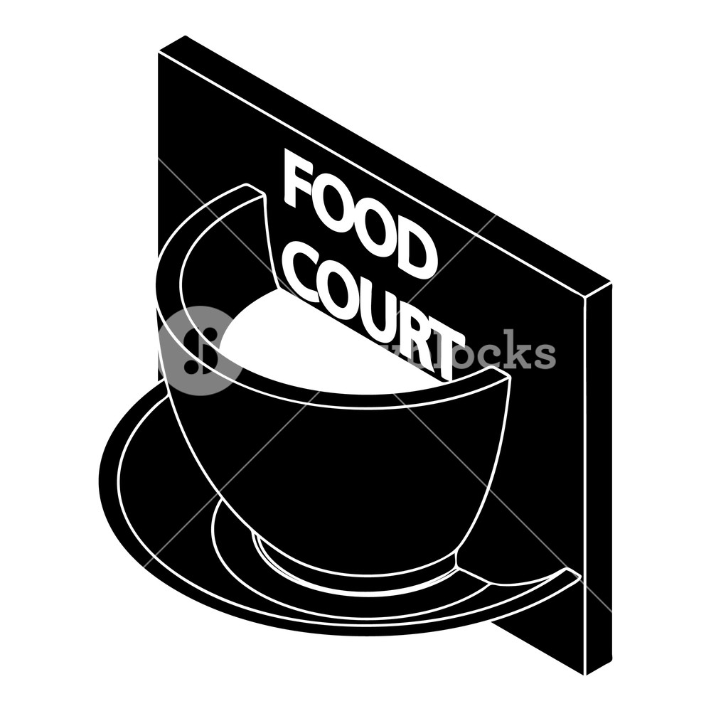 1000x1000 Food Court Icon Simple Illustration Of Food Court Vector Icon