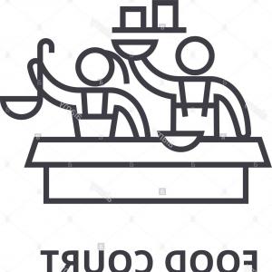 300x300 Stock Illustration Investment Court Concept Outline Icon Handandbeak