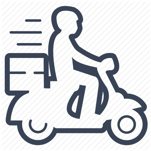 512x512 Buy Online, Delivery, Food Delivery, Logistics, Scooter