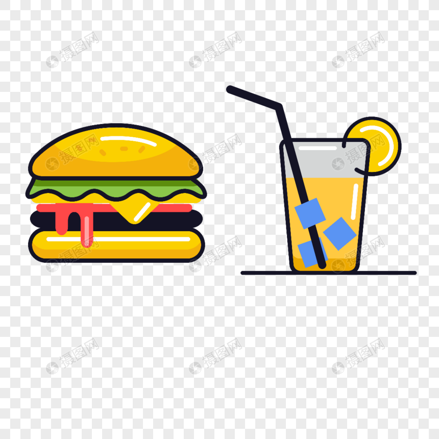 860x860 Food Drink Icon Free Vector Illustration Material Png