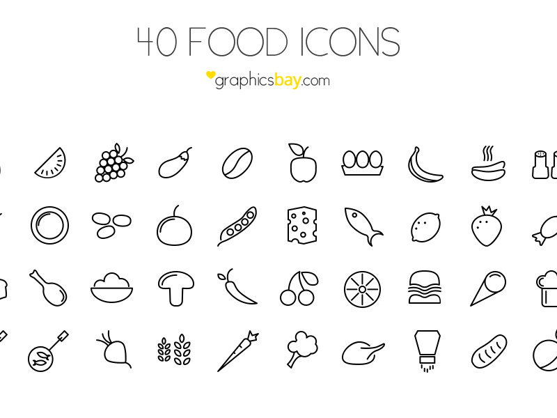 800x600 Food Icons