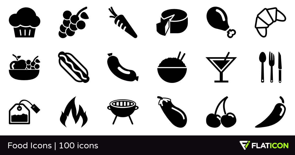 1200x630 Food Icons Free Icons