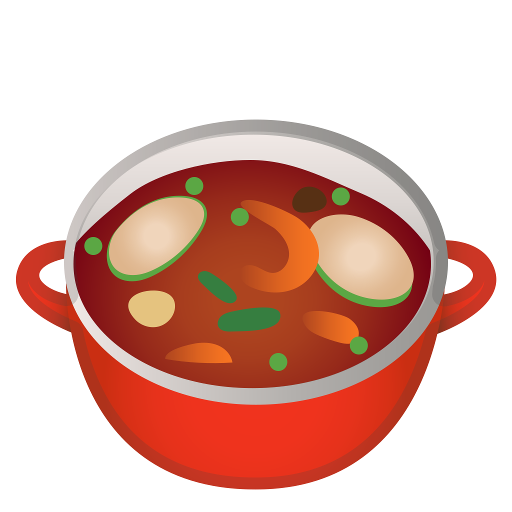 1024x1024 Pot Of Food Icon Noto Emoji Food Drink Iconset Google