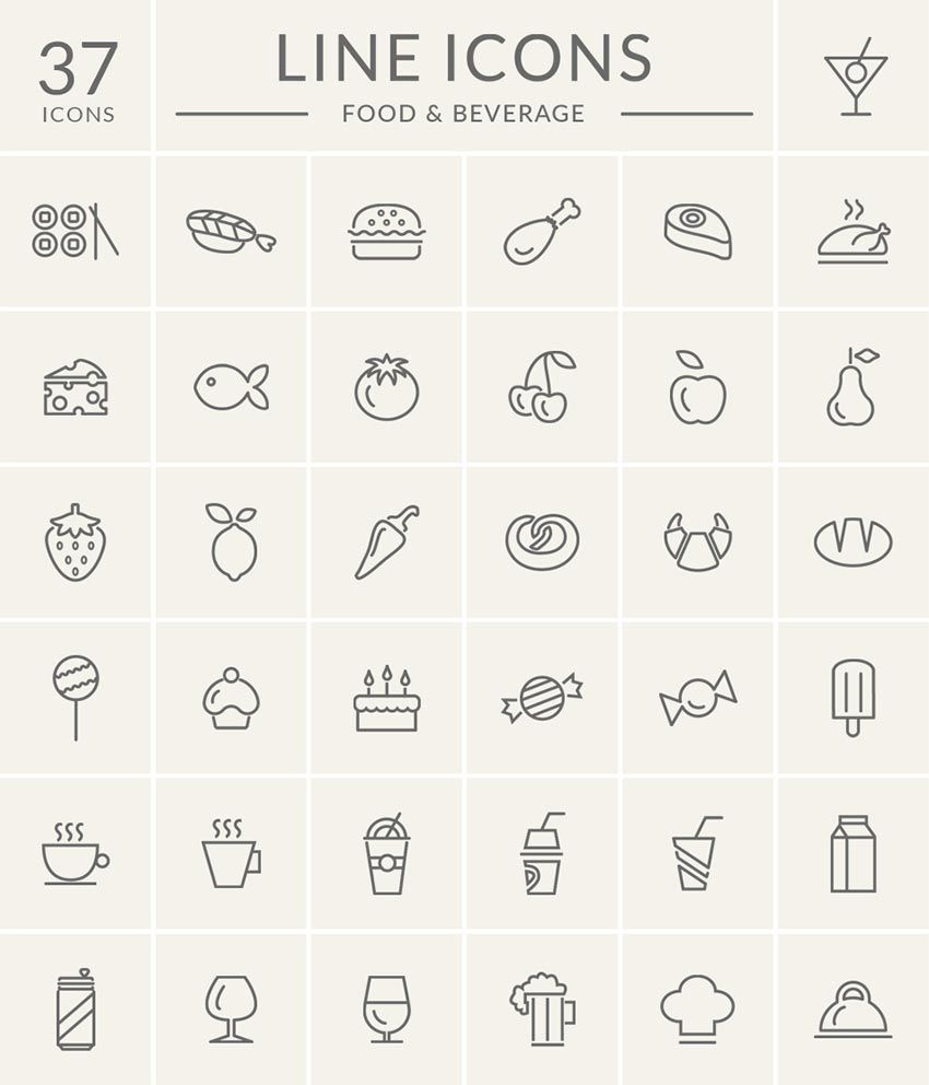Food And Beverage Line Icon Set Free Icons Line Icon, Cooking 850x992 Food And Beverage Line Icon Set Free Icons Line Icon, Cooking