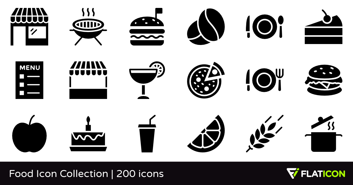 Food Icon Collection Free Icons 1200x630 Food Icon Collection Free Icons