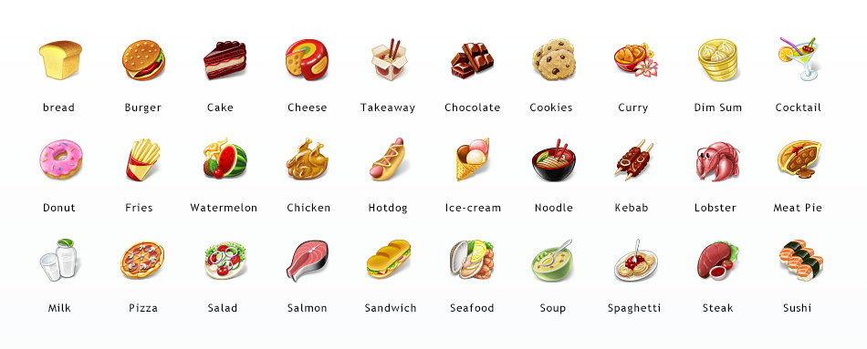 Food Icon Set Web Icon Set 950x383 Food Icon Set Web Icon Set