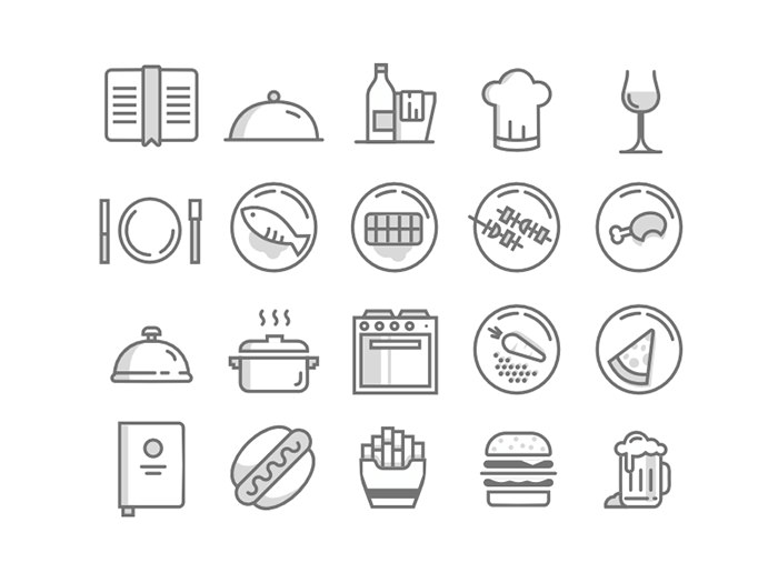 Awesome Kitchen, Food And Cooking Icon Sets 700x525 Awesome Kitchen, Food And Cooking Icon Sets