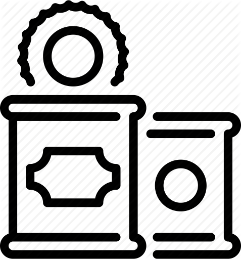 477x512 Canned Food, Cans, Food, Instant Food Icon