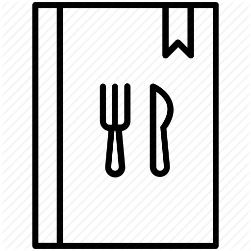 512x512 Book, Cutlery, Food, List, Menu, Restaurant, Yummy Icon