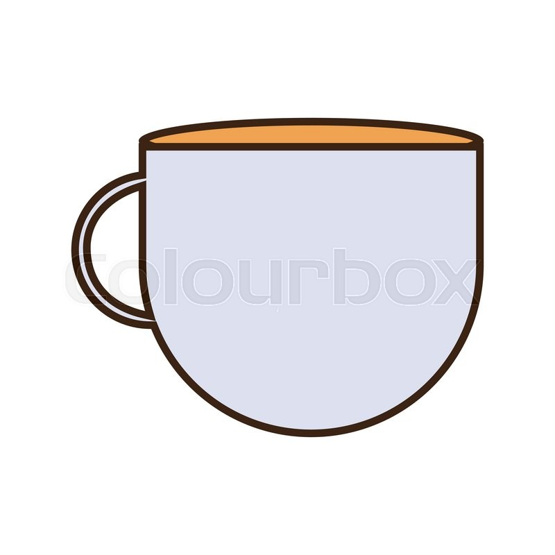 800x800 Coffee Mug Breakfast Food Menu Icon Stock Vector Colourbox