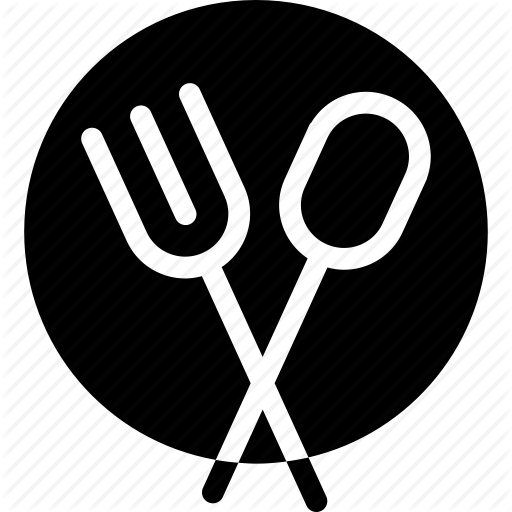 512x512 Dining, Dining Plate, Dining Table, Food, Fork And Spoon, Plate Icon