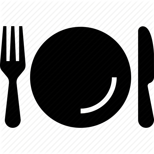 512x512 Dining, Food, Fork, Meal, Place Setting, Plate, Silverware Icon