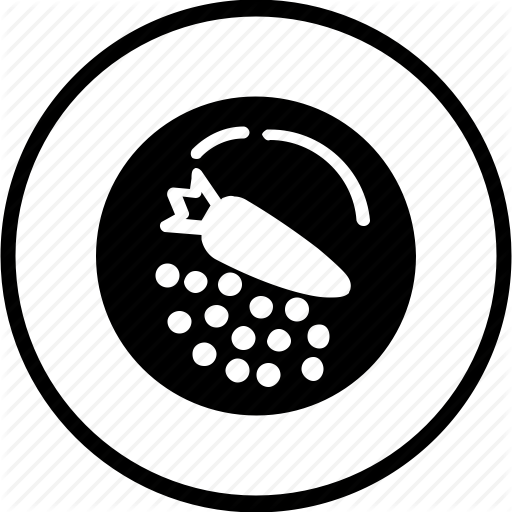 512x512 Carrot, Dish, Food, Helthy, Kitchen, Plate, Vegetables Icon