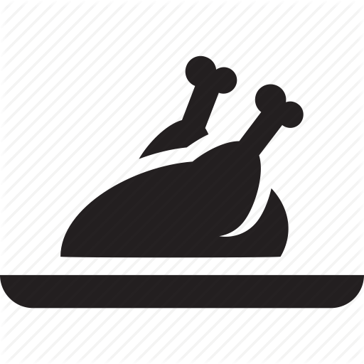 512x512 Chicken, Dish, Eat, Food, Meat, Plate Icon