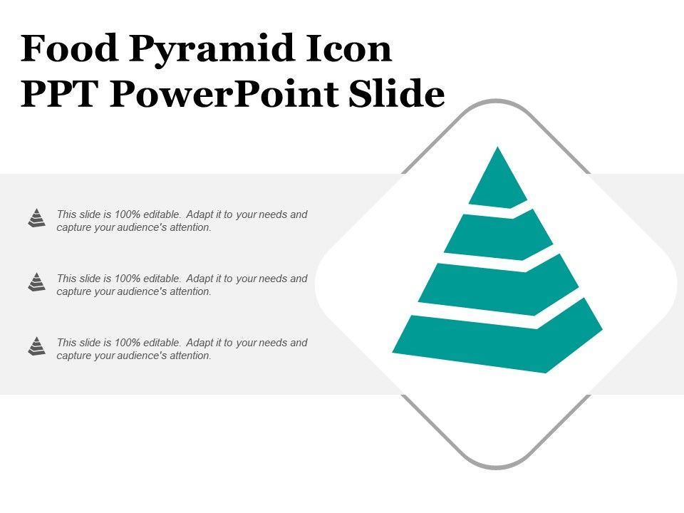 960x720 Food Pyramid Icon Ppt Powerpoint Slide Powerpoint Templates