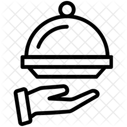 256x256 Food Service Icon Of Glyph Style