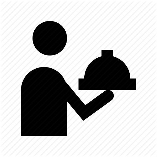 512x512 Food Server, Food Service, Hotel Staff, Waiter, Waiting Staff Icon