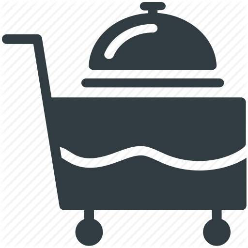 512x512 Food Service Trolley, Food Trolley, Hostess Trolley, Hotel Trolley