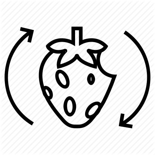 512x512 Bio Degradable, Compost, Ecology, Food Waste, Recycle Food Icon