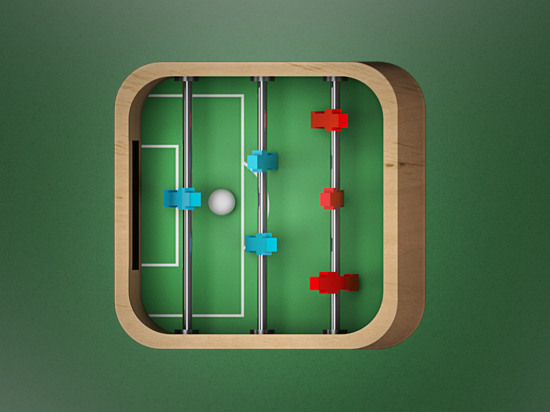 800x600 Foosball Icon Design