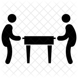 256x256 Foosball Icon Of Glyph Style