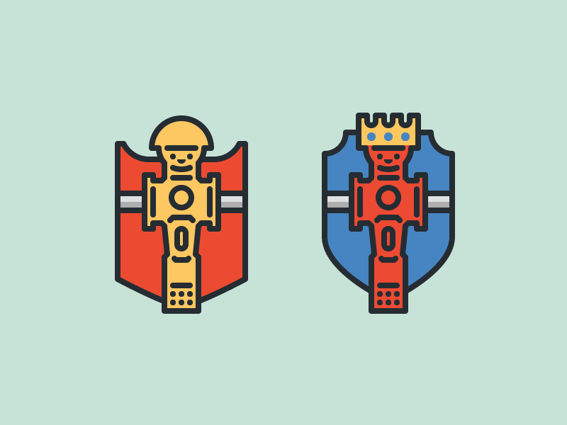 800x600 Foosball Tournament Badges