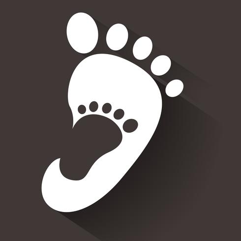 490x490 Baby Footprint In Adult Foot Icon Kids Shoes Store Icon Family